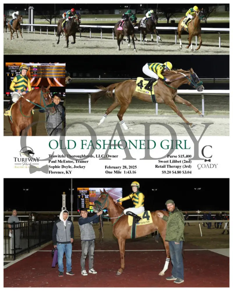 OLD FASHIONED GIRL - 02-28-25 - R09 - TP Turfway Park