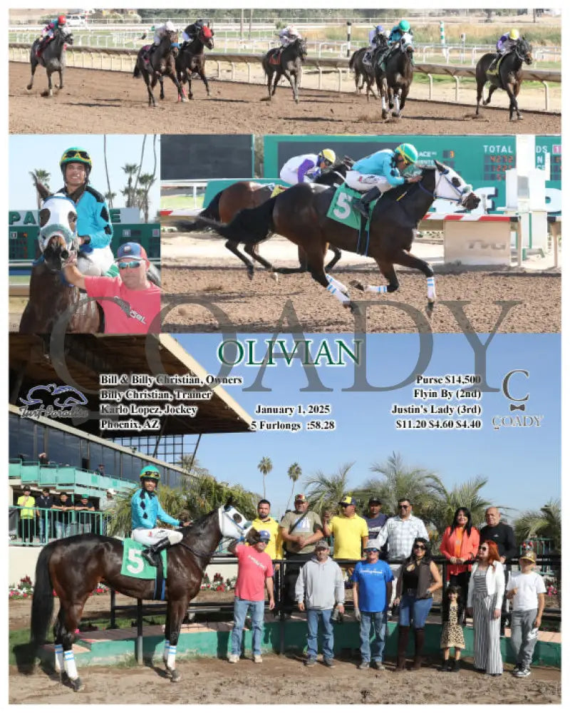 Olivian - 01-01-25 R03 Tup Turf Paradise