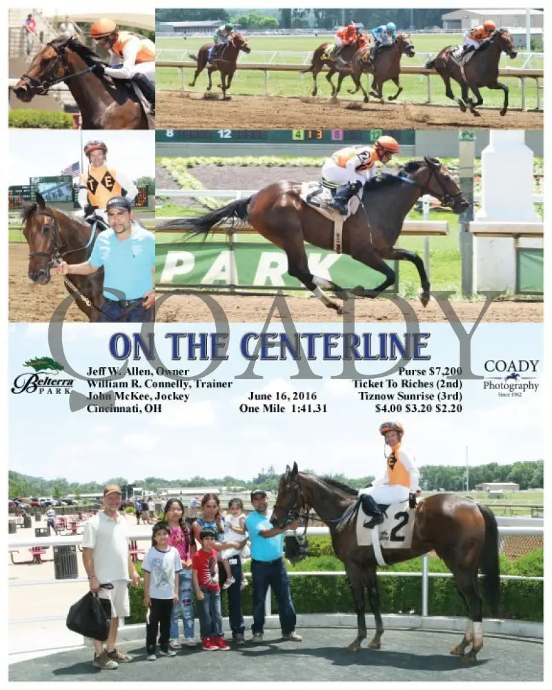 On The Centerline - 061616 Race 01 Btp Belterra Park