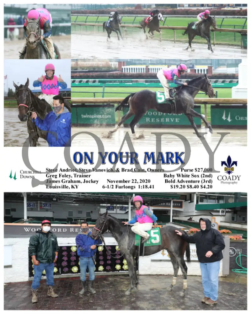On Your Mark - 11-22-20 R01 Cd Churchill Downs