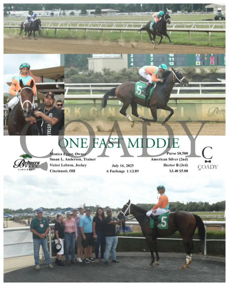 ONE FAST MIDDIE - 071625 - Race 01 - BTP Indiana Grand