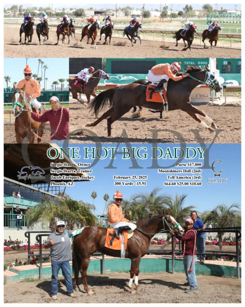 ONE HOT BIG DADDY - 02-25-25 - R02 - TUP Turf Paradise