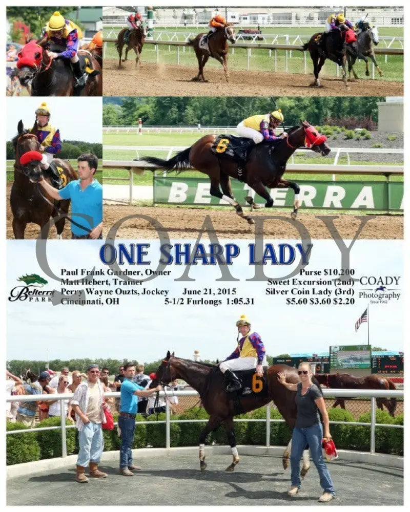 One Sharp Lady - 062115 Race 04 Btp Belterra Park