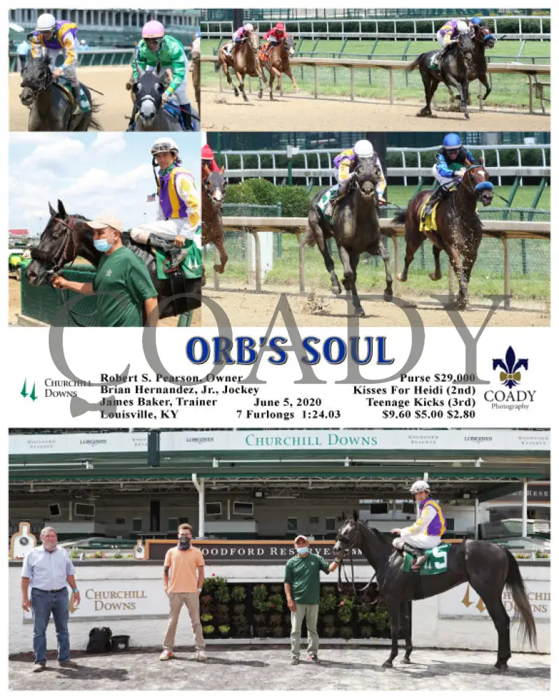 Orb’s Soul - 06-05-20 R06 Cd Churchill Downs
