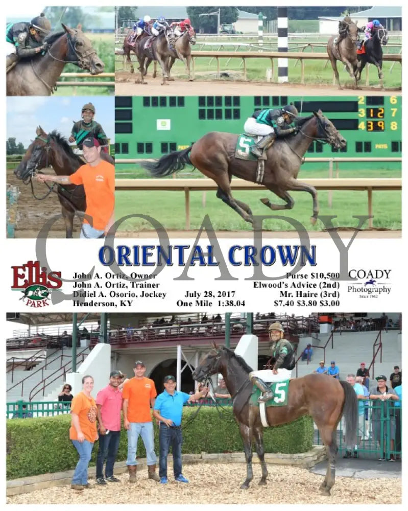 ORIENTAL CROWN - 072817 - Race 04 - ELP - Coady Media - Kurtis Coady Photography