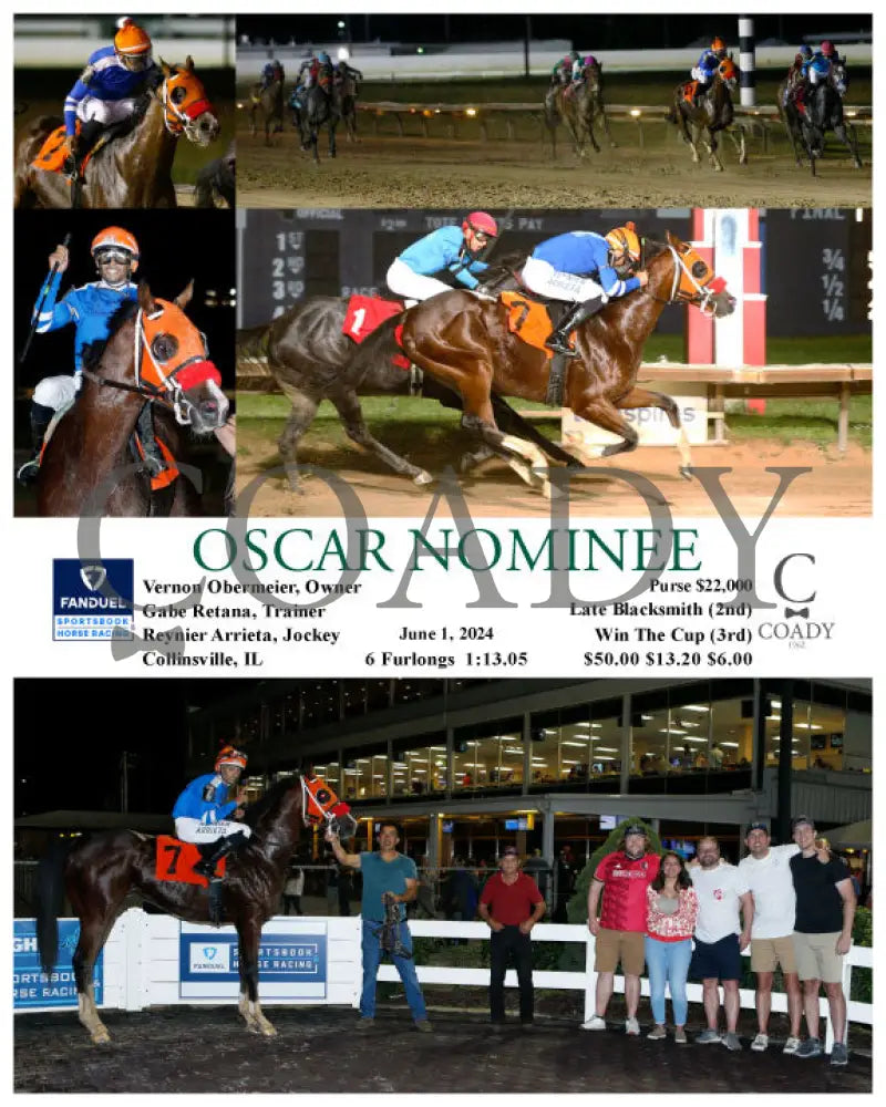 Oscar Nominee - 06-01-24 R05 Fan Fanduel Sportsbook Horse Racing