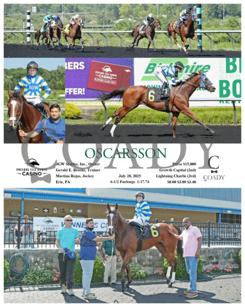 OSCARSSON - 07-28-25 - R02 - PID Presque Isle Downs
