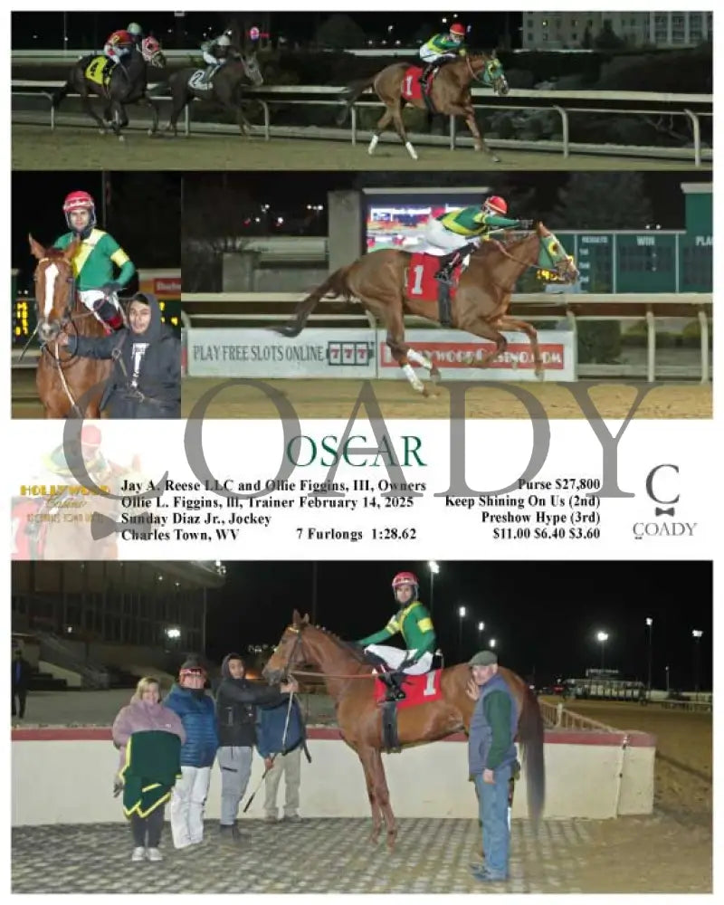 OSCOR - 02-14-25 - R06 - CT Hollywood Casino at Charles Town Races