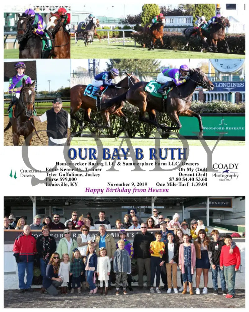 Our Bay B Ruth - 11-09-19 R07 Cd Group Churchill Downs