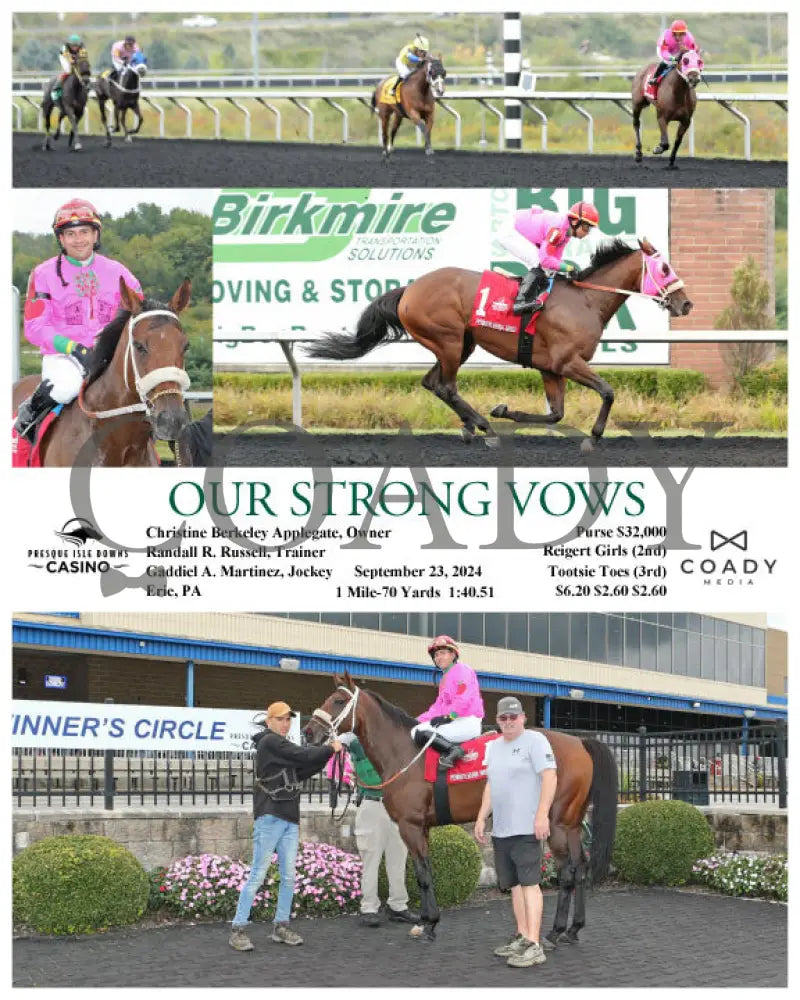 Our Strong Vows - 09-23-24 R03 Pid Presque Isle Downs
