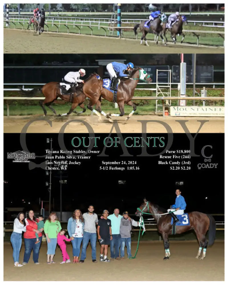 Out Of Cents - 09-24-24 R06 Mnr Mountaineer Park