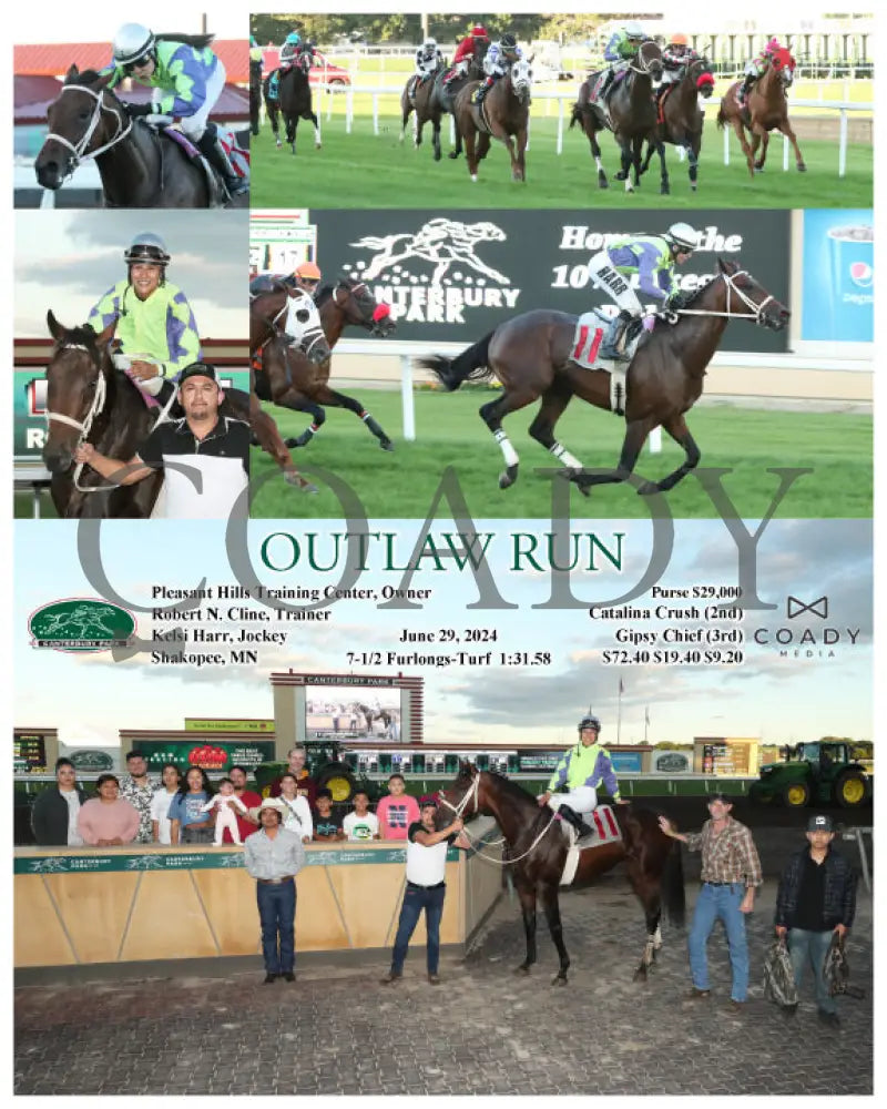Outlaw Run - 06-29-24 R07 Cby Canterbury Park