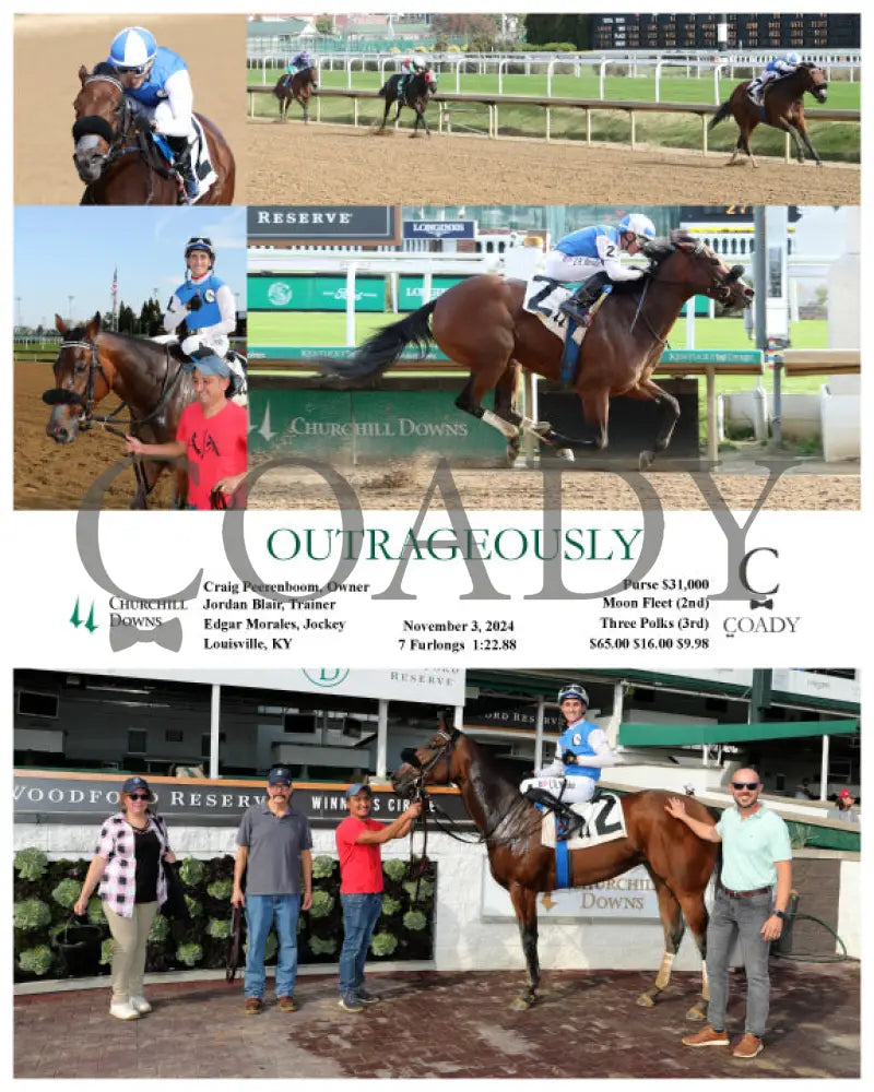 Outrageously - 11-03-24 R03 Cd Churchill Downs