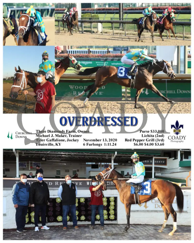 Overdressed - 11-13-20 R08 Cd Churchill Downs
