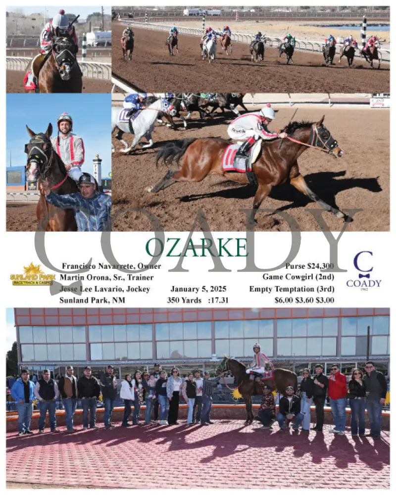 Ozarke - 01-05-25 R05 Sun Turfway Park