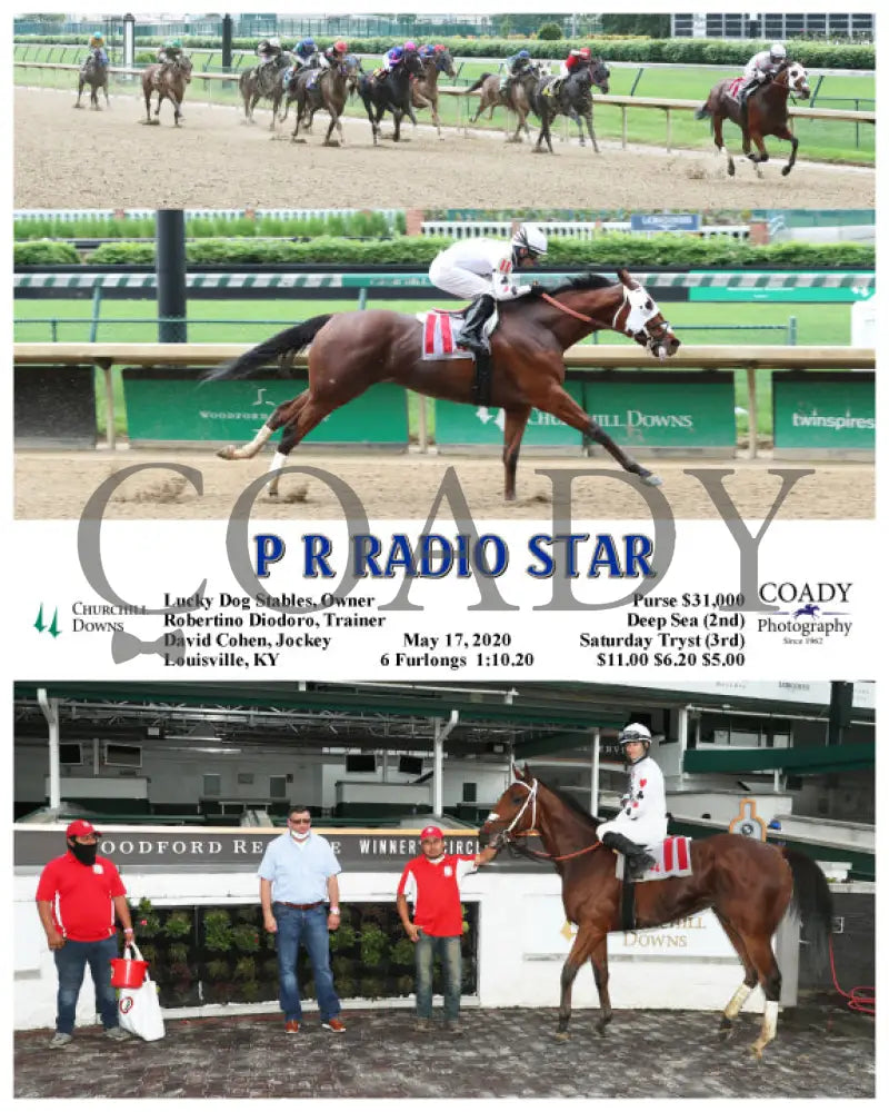 P R Radio Star - 05-17-20 R03 Cd Churchill Downs