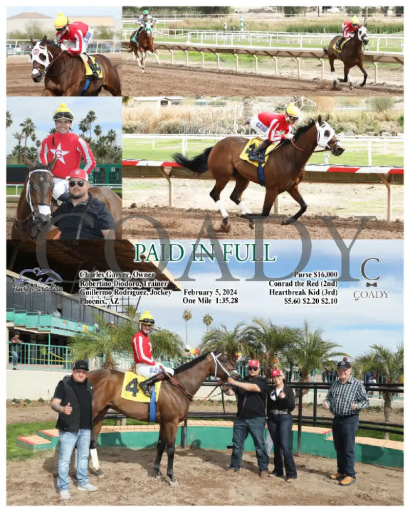 Paid In Full - 02-05-24 R03 Tup Turf Paradise