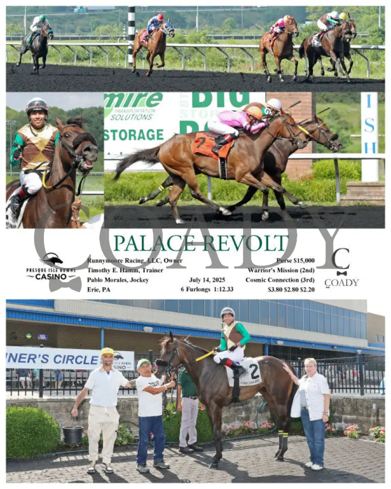 PALACE REVOLT - 07-14-25 - R04 - PID Presque Isle Downs
