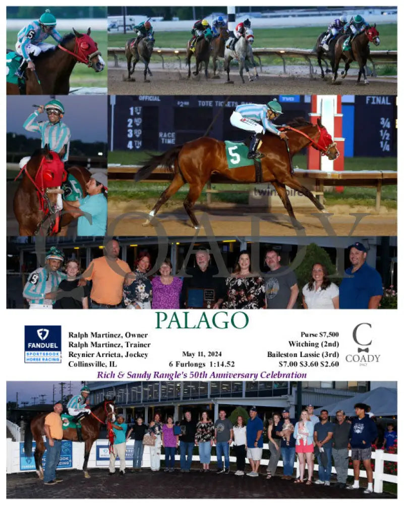 Palago - 05-11-24 R02 Fan Fanduel Sportsbook Horse Racing