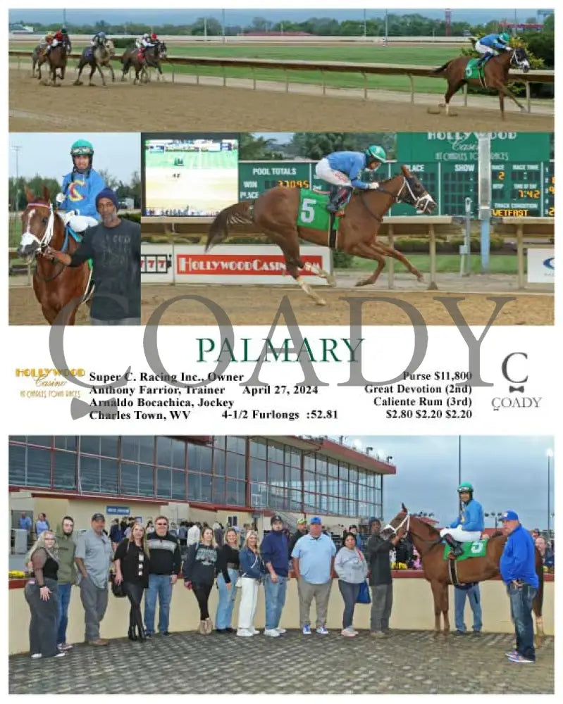 Palmary - 04-27-24 R02 Ct Hollywood Casino At Charles Town Races