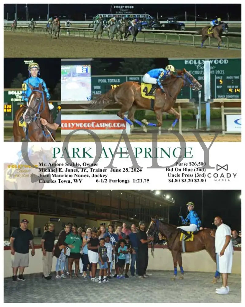 Park Ave Prince - 06-28-24 R05 Ct Hollywood Casino At Charles Town Races
