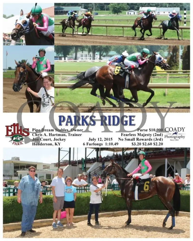 Parks Ridge - 071215 Race 02 Elp Ellis Park