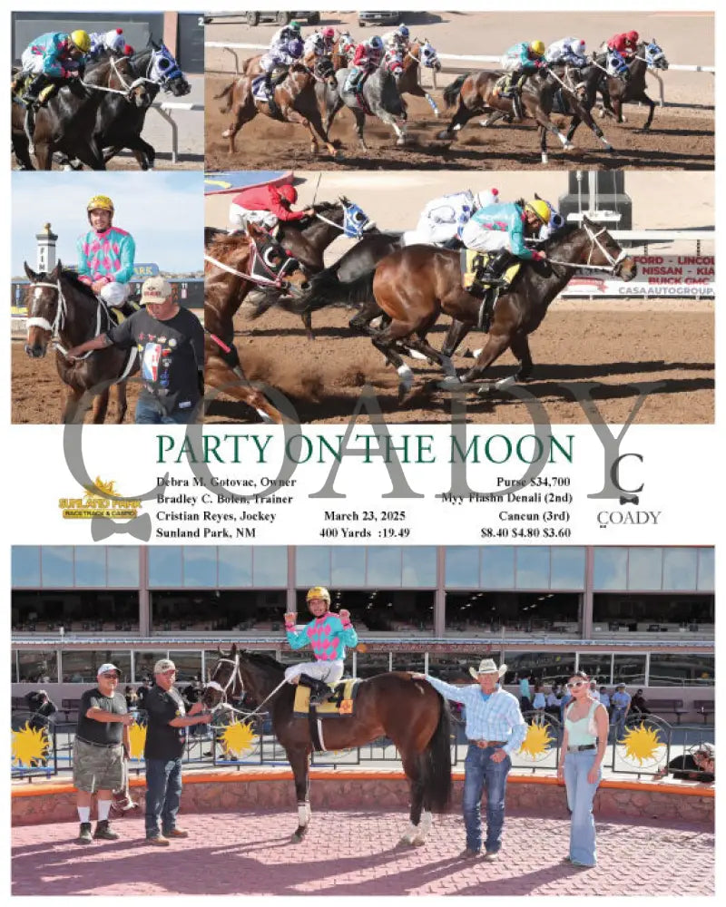 PARTY ON THE MOON - 03-23-25 - R10 - SUN Sunland Park