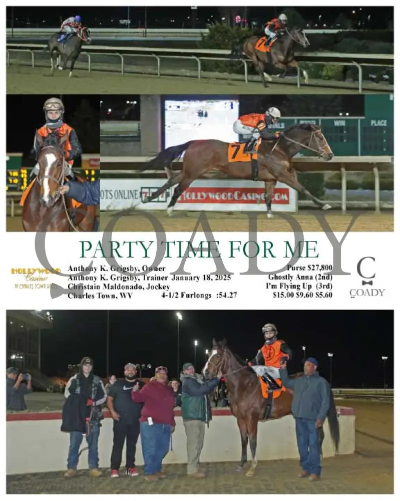Party Time For Me - 01-18-25 R01 Ct Hollywood Casino At Charles Town Races