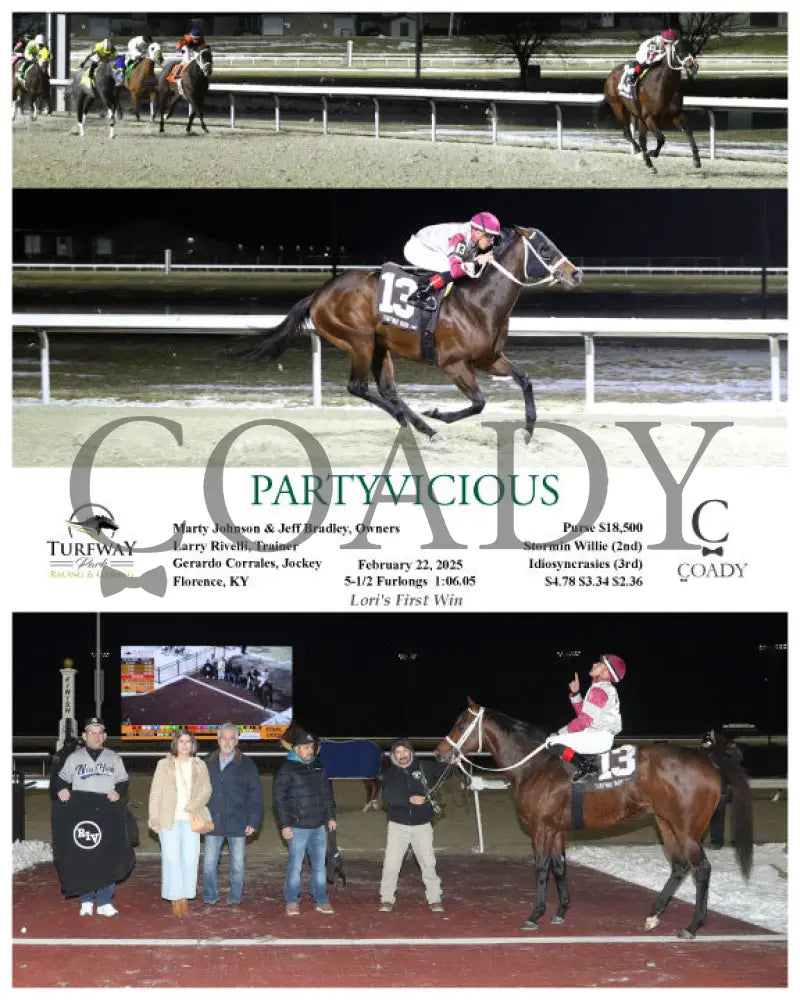 PARTYVICIOUS - 02-22-25 - R08 - TP Turfway Park