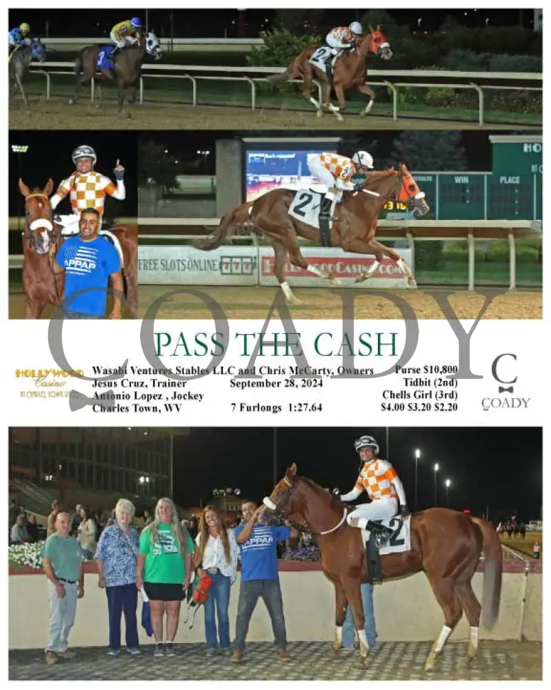 Pass The Cash - 09-28-24 R02 Ct Hollywood Casino At Charles Town Races