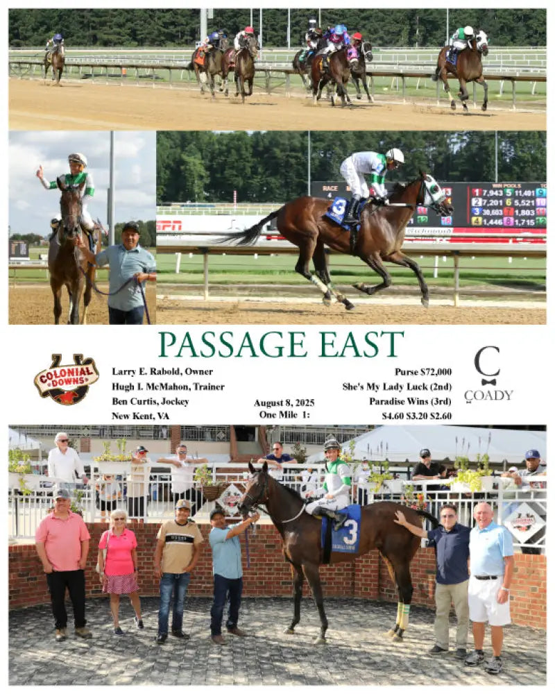 PASSAGE EAST - 08-08-25 - R04 - CNL Colonial Downs