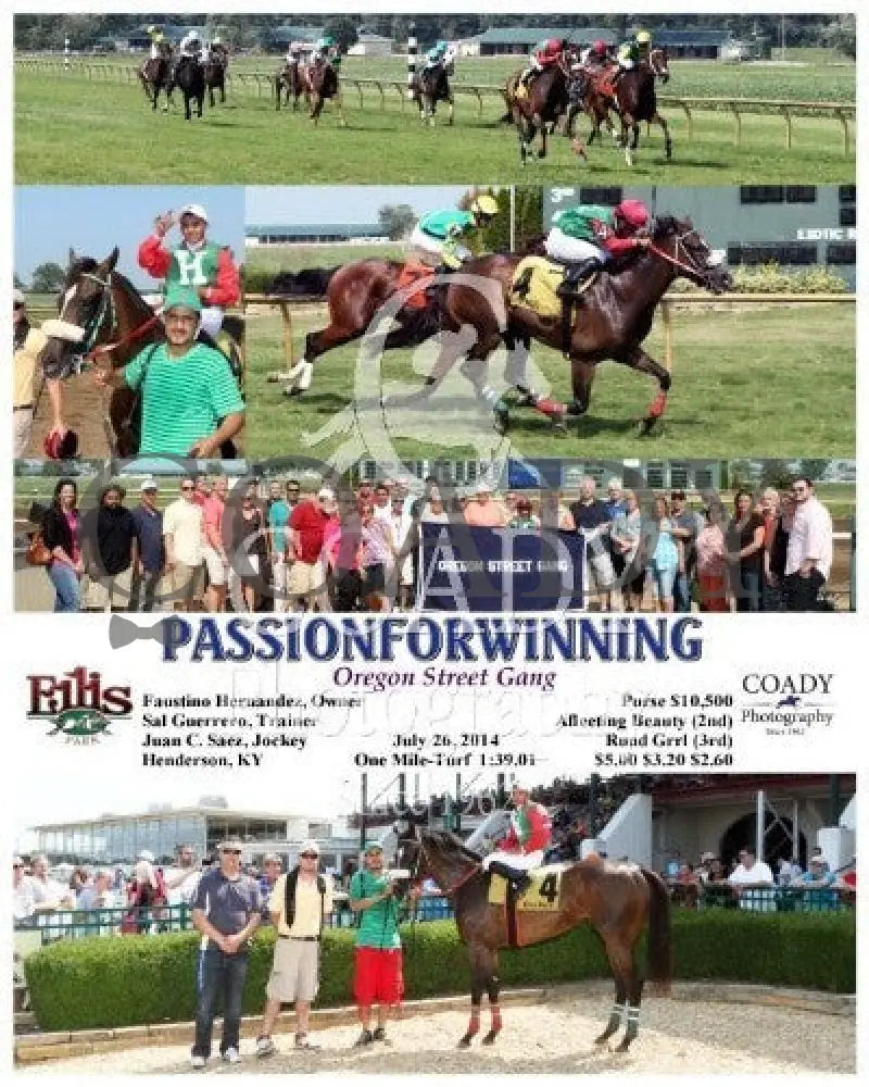 Passionforwinning - 072614 Race 06 Elp Ellis Park