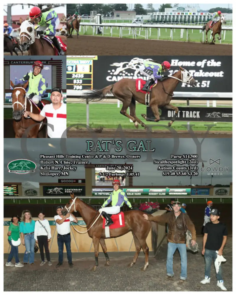 Pat’s Gal - 06-20-24 R05 Cby Canterbury Park