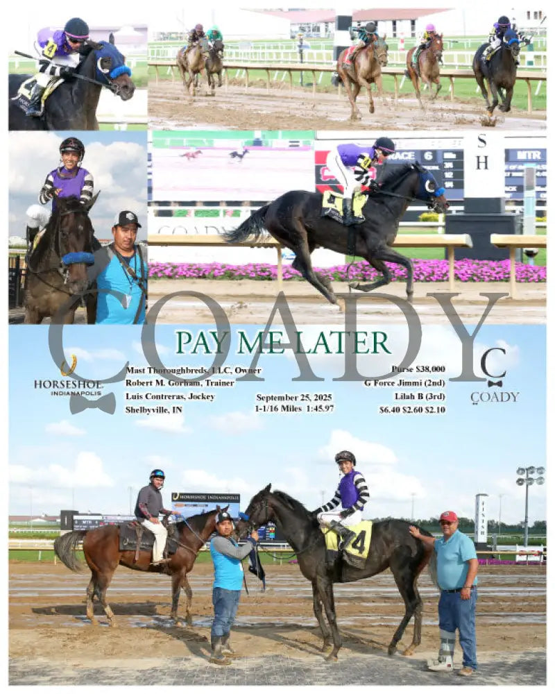 PAY ME LATER - 09-25-25 - R06 - IND Indiana Grand