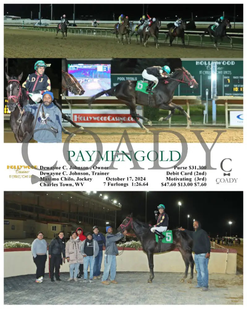 Paymengold - 10-17-24 R07 Ct Hollywood Casino At Charles Town Races