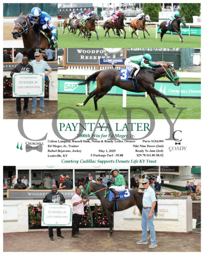 PAYNT YA LATER - 050125 - Race 04 - CD - Coady Media - Kurtis Coady Photography