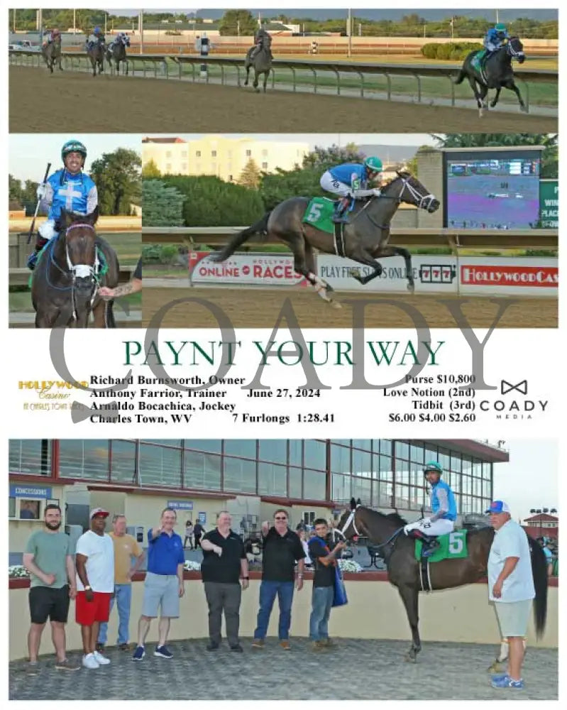 Paynt Your Way - 06-27-24 R03 Ct Hollywood Casino At Charles Town Races