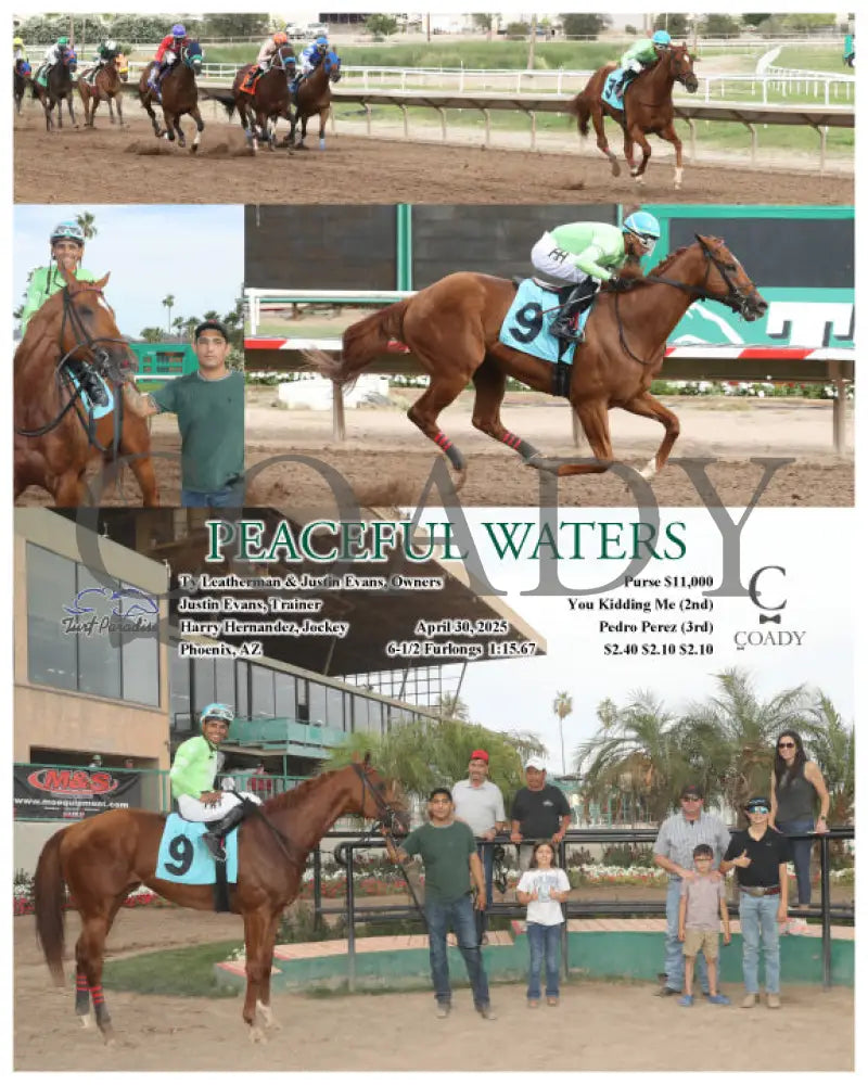 PEACEFUL WATERS - 04-30-25 - R08 - TUP Turf Paradise