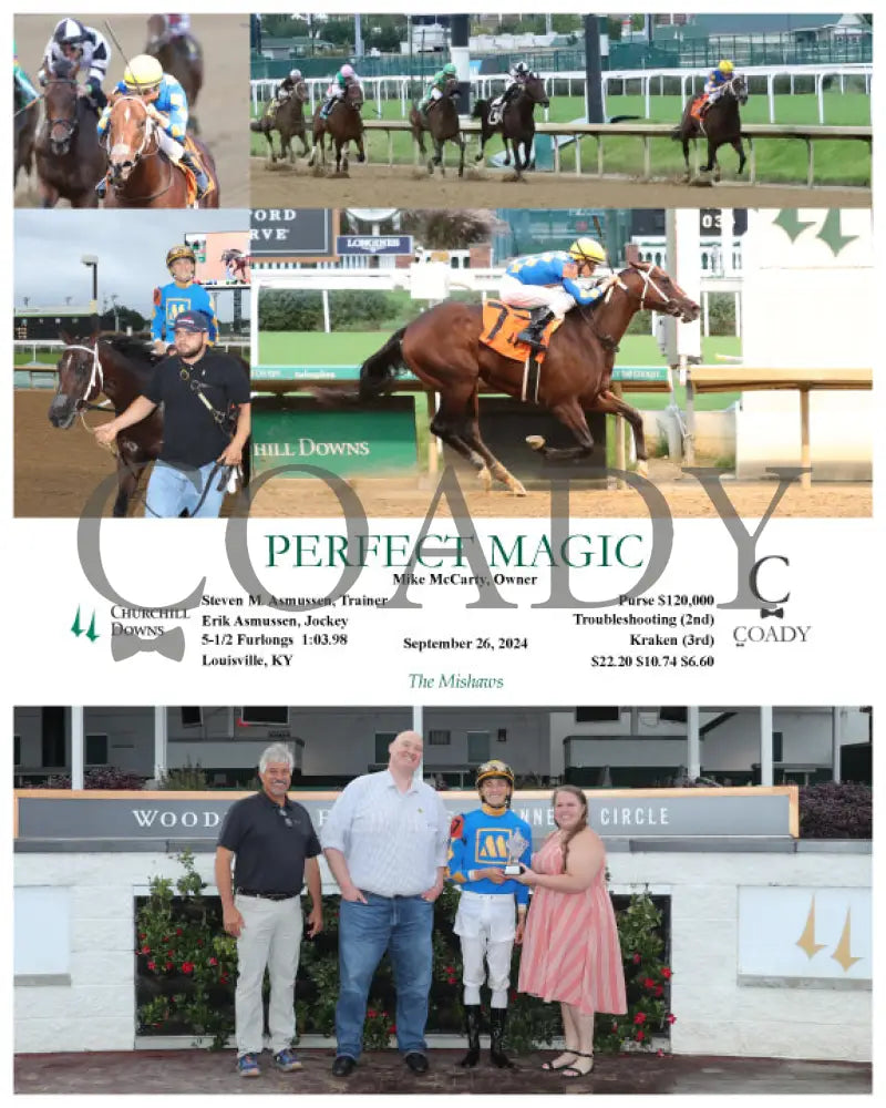 Perfect Magic - 09-26-24 R04 Cd Group Churchill Downs