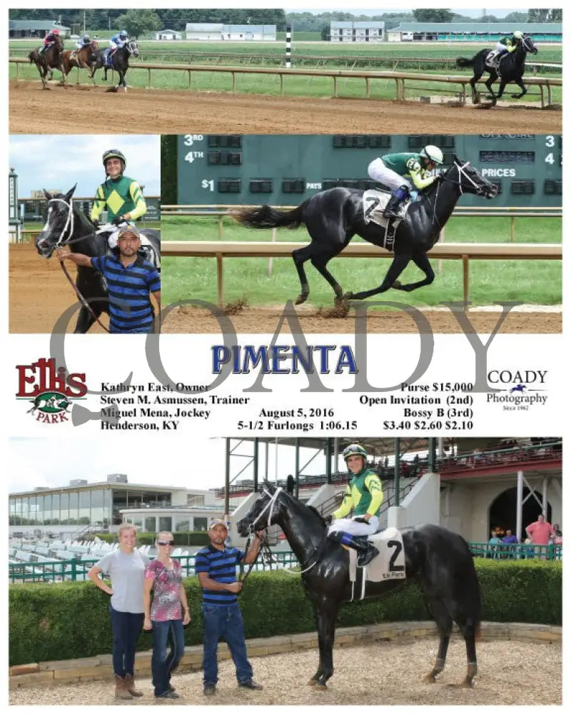 Pimenta - 080516 Race 02 Elp Ellis Park