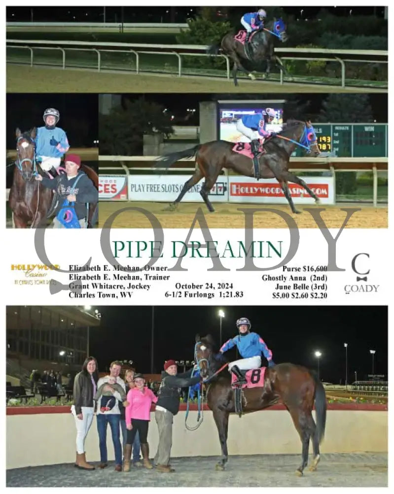 Pipe Dreamin - 10-24-24 R06 Ct Hollywood Casino At Charles Town Races