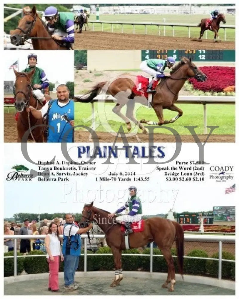 Plain Tales - 070614 Race 04 Btp Belterra Park
