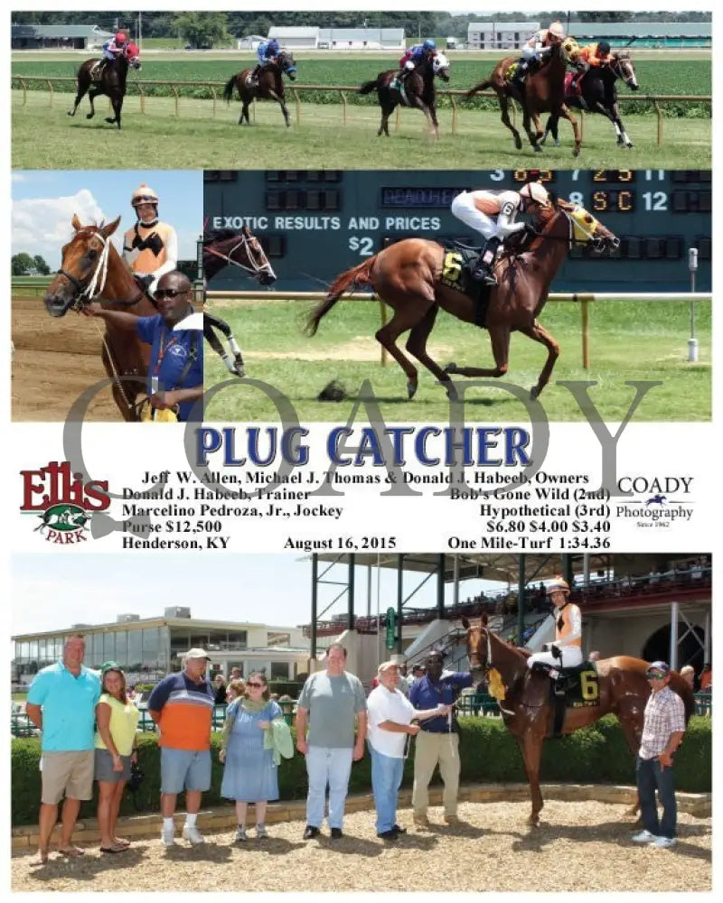 Plug Catcher - 081615 Race 01 Elp Ellis Park