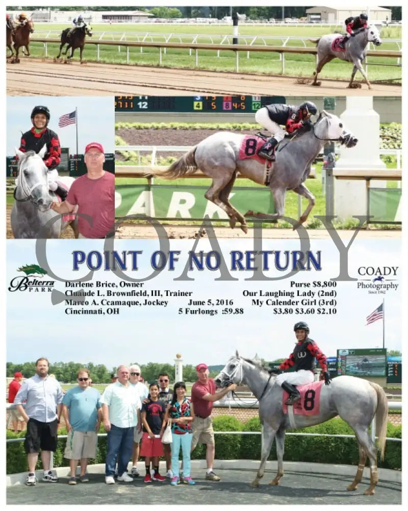 Point Of No Return - 060516 Race 05 Btp Belterra Park