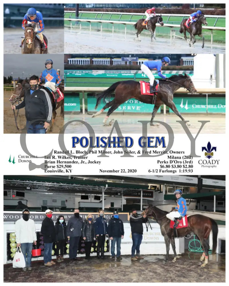 Polished Gem - 11-22-20 R09 Cd Churchill Downs