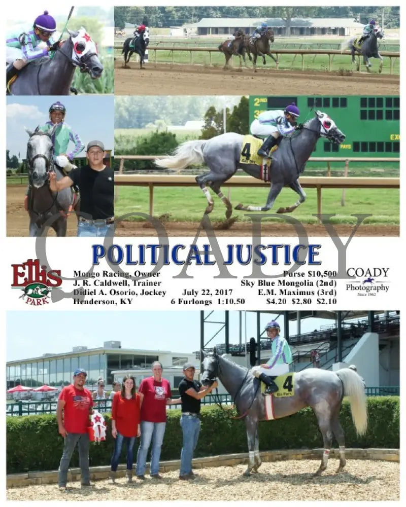 Political Justice - 072217 Race 01 Elp Ellis Park