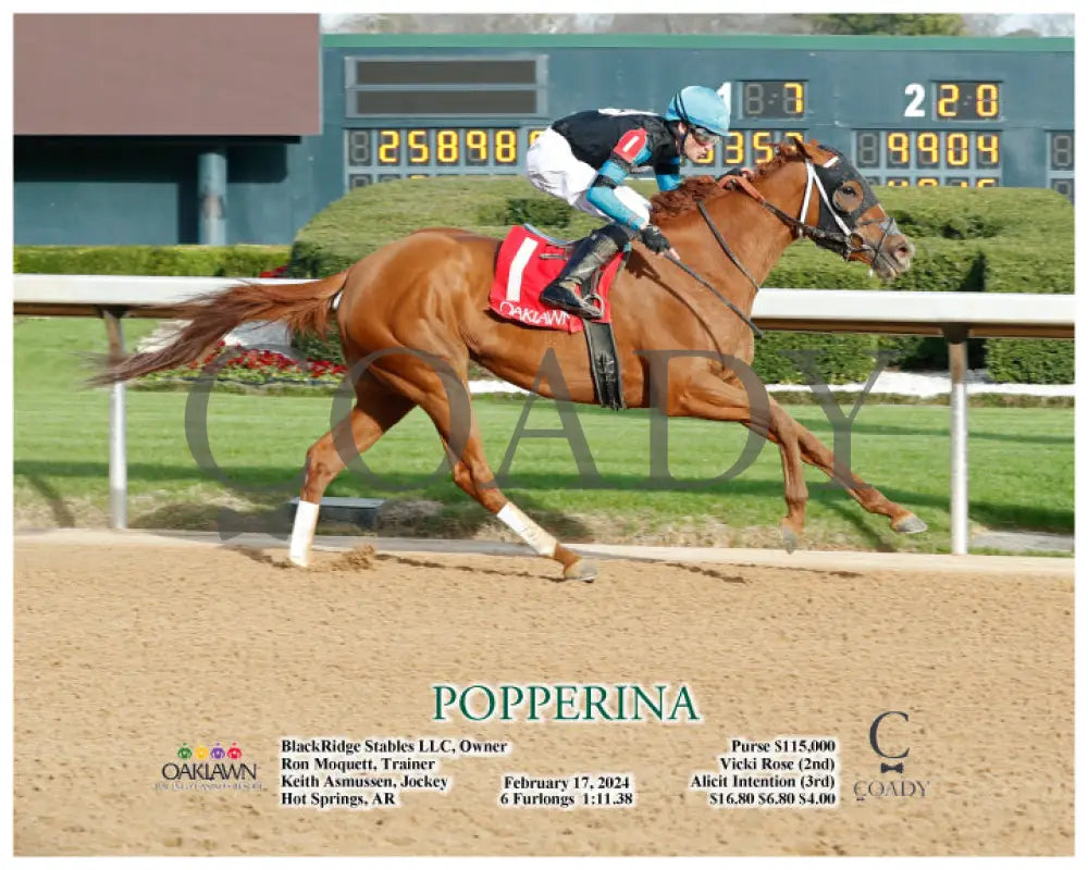 Popperina - 02-17-24 R07 Op Action Oaklawn Park