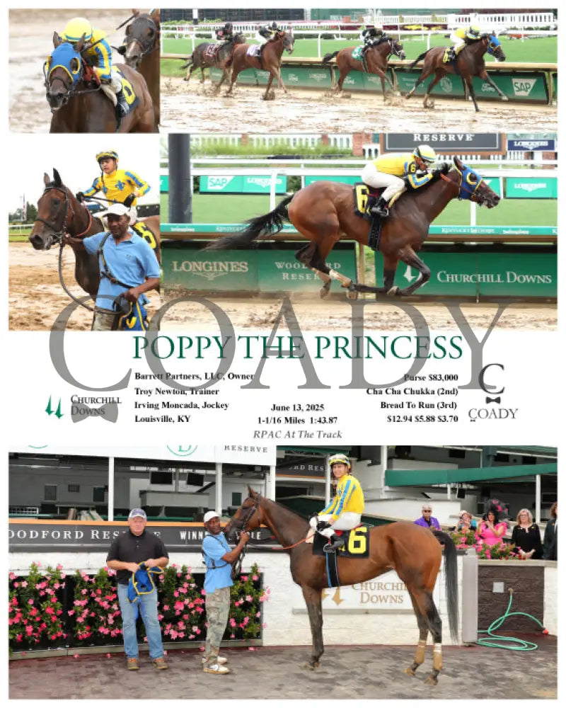 POPPY THE PRINCESS - 06-13-25 - R05 - CD Churchill Downs