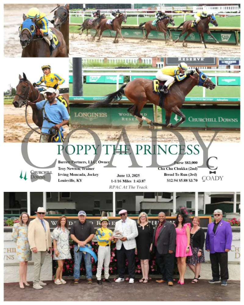 POPPY THE PRINCESS - 06-13-25 - R05 - CD - Group Churchill Downs