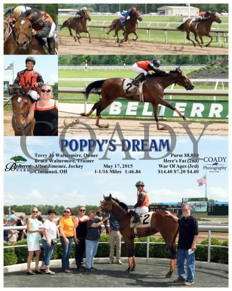 Poppy's Dream - 051715 - Race 05 - BTP - Coady Media - Kurtis Coady Photography